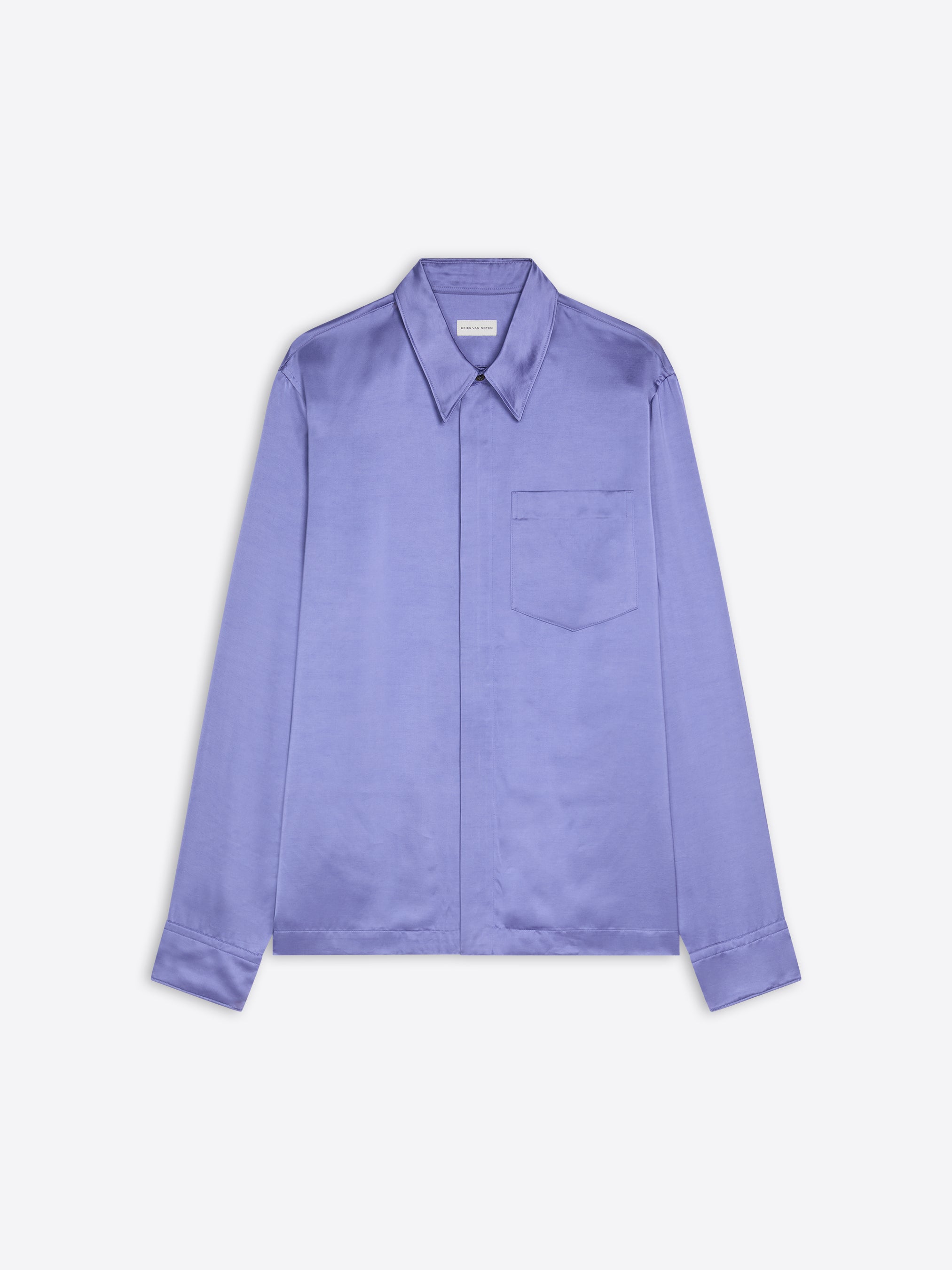 Satin Zip Shirt