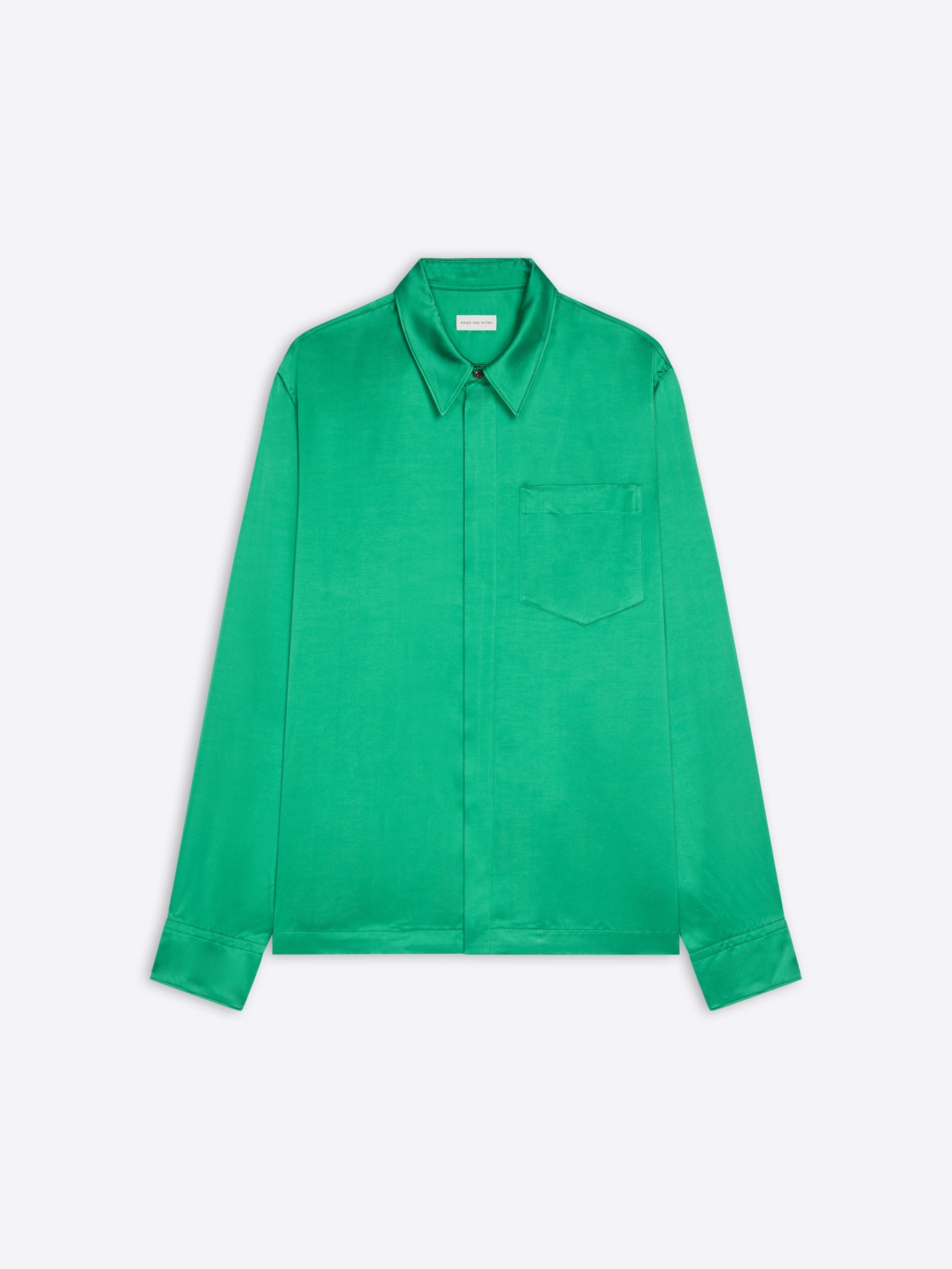 Satin Zip Shirt