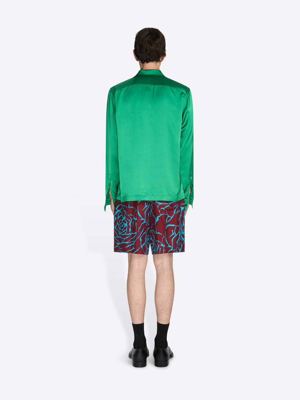 Satin Zip Shirt