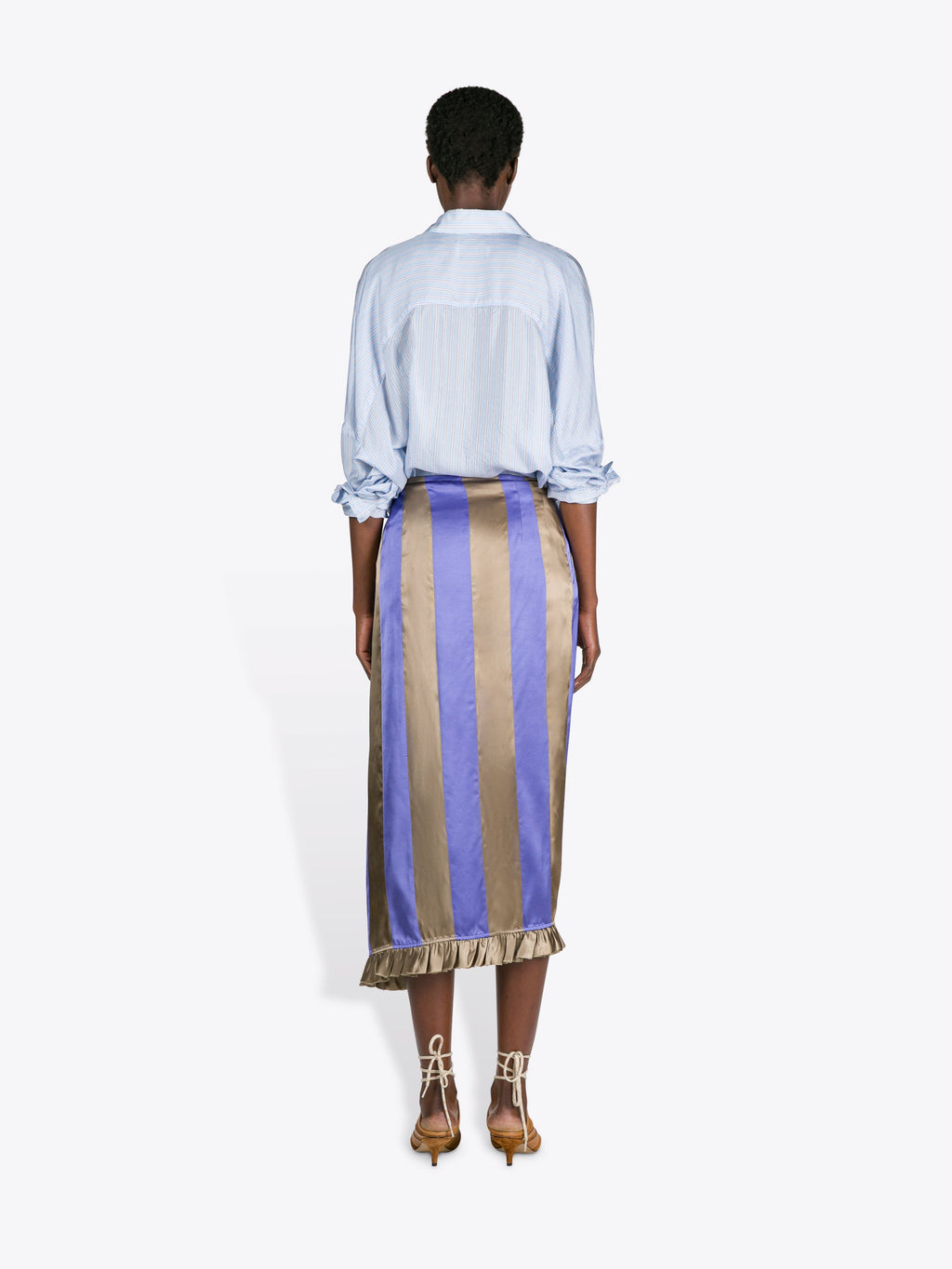 Satin Midi Skirt